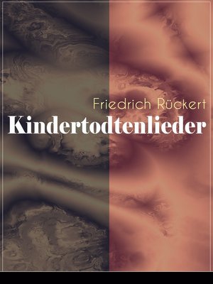 cover image of Kindertodtenlieder